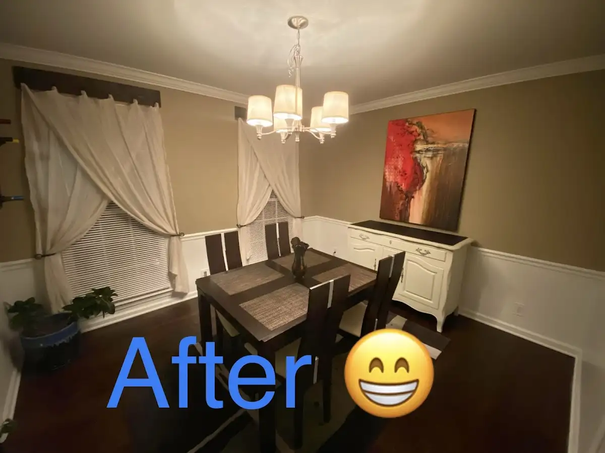 Professional dining room restoration after water damage in Rochester